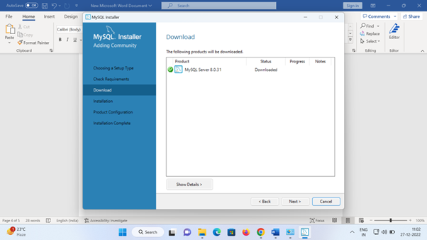 MySQL Installation 