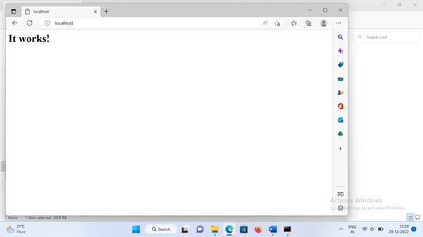 Apache 2.4.54 Installation 