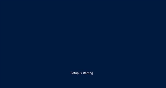 Windows Server 2012 Installation setup-start