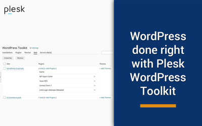 How WordPress is done right with Plesk WordPress Toolkit