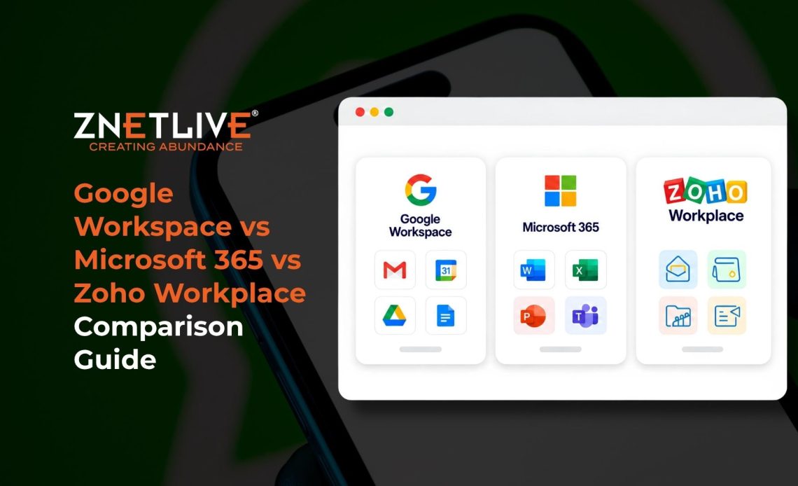 Microsoft 365 Vs Google Workspace Vs Zoho Workplace
