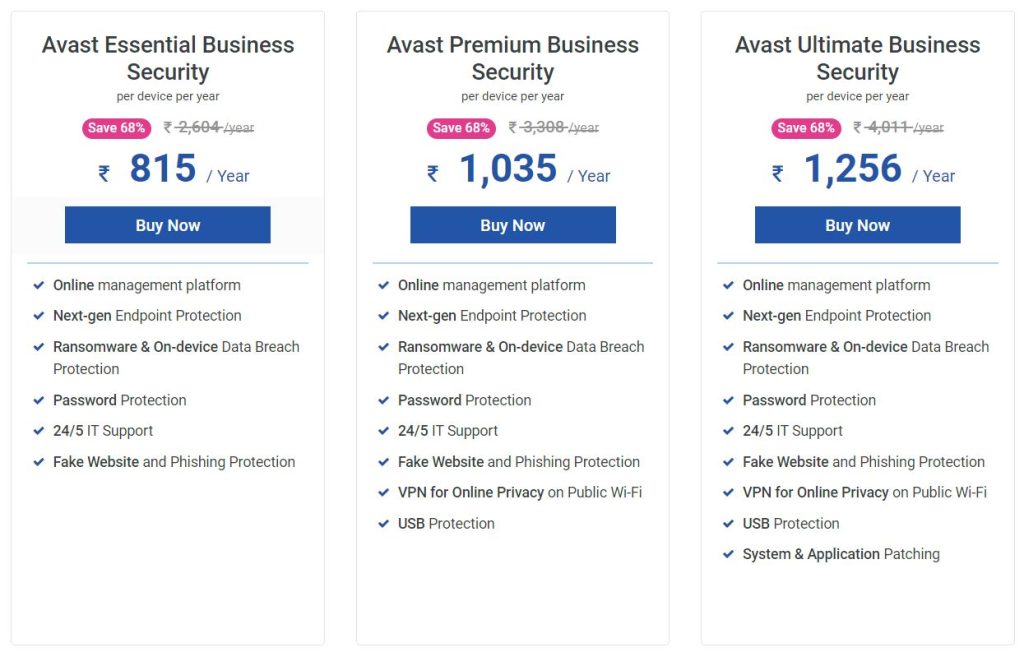 Avast endpoint security