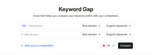 Keyword Gap Tool